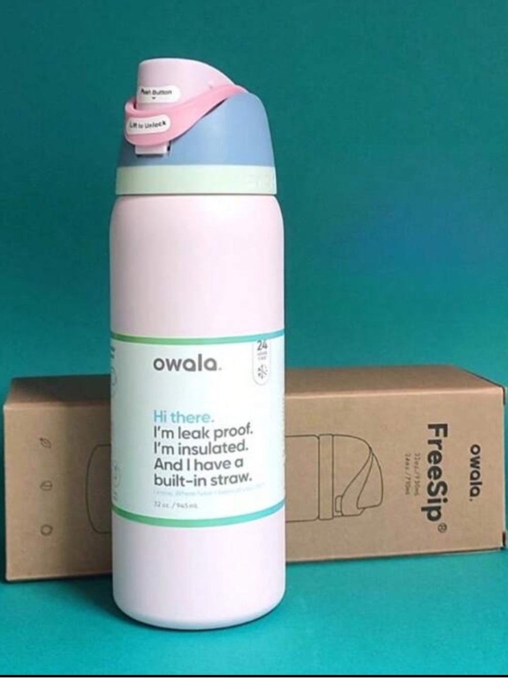 Owala FreeSip 32oz Water Bottle – Good Egg Sport Edition | Premium Quality